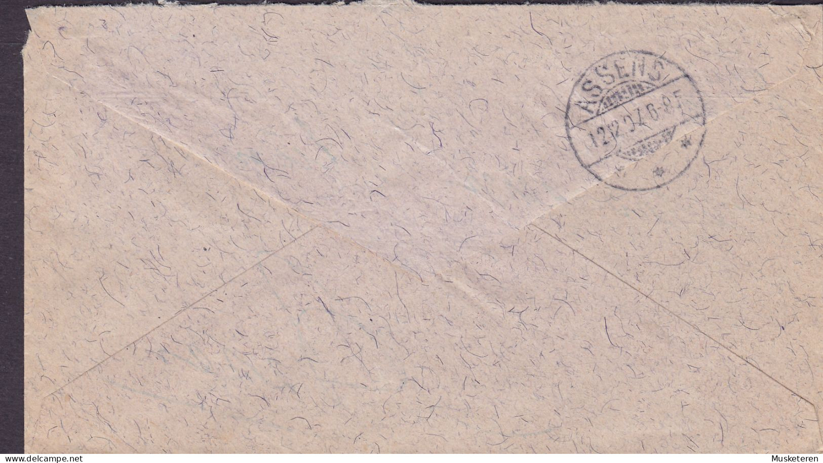 Denmark EMIL SAND, Brotype Ia ODENSE 1907 'Petite' Cover Brief ASSENS (Arr.) Fr. VIII. Stamp (2 Scans) - Lettres & Documents