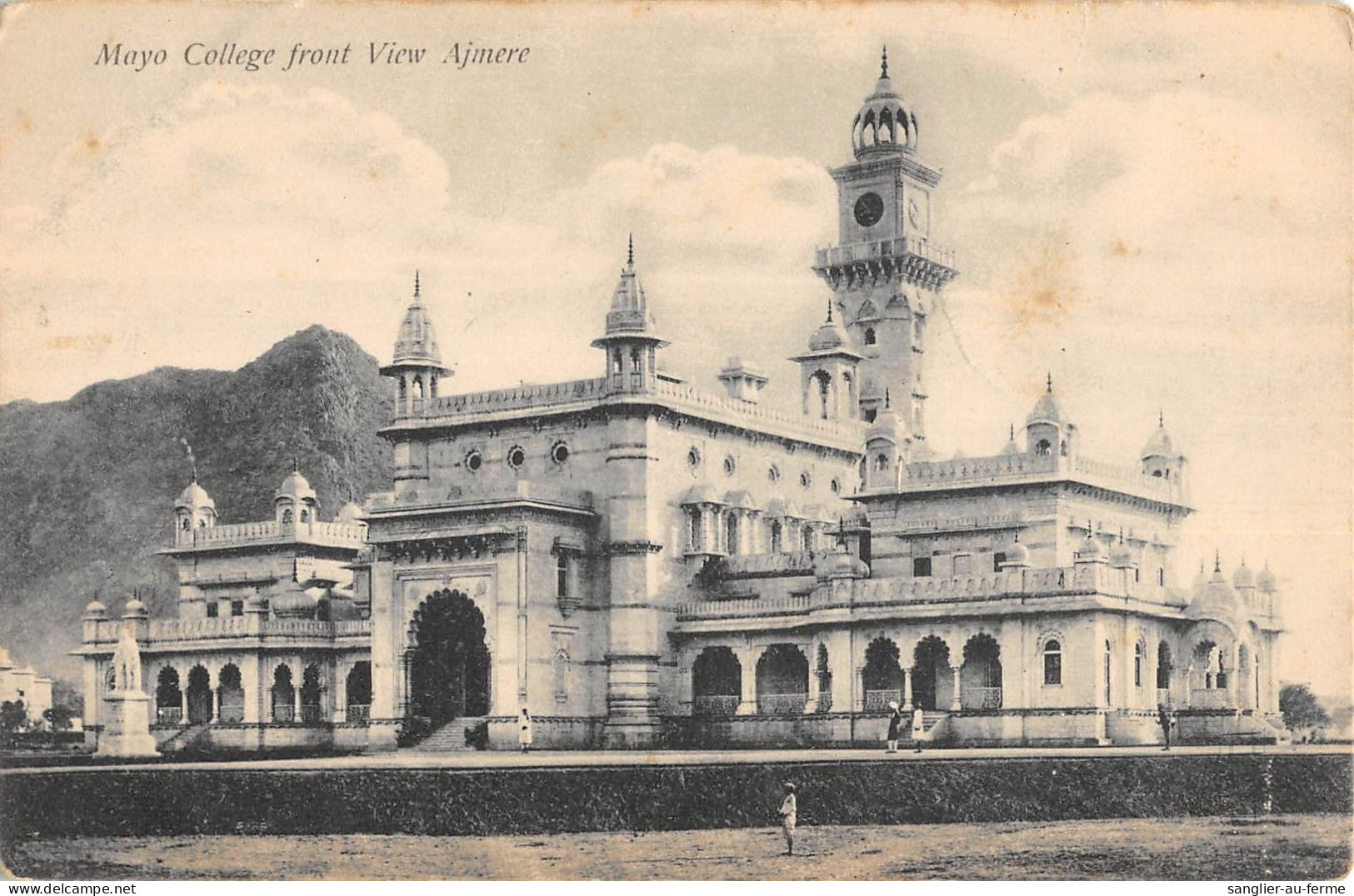 CPA INDE MAYO COLLEGE FRONT VIEW AJMERE / CLICHE RARE - Inde