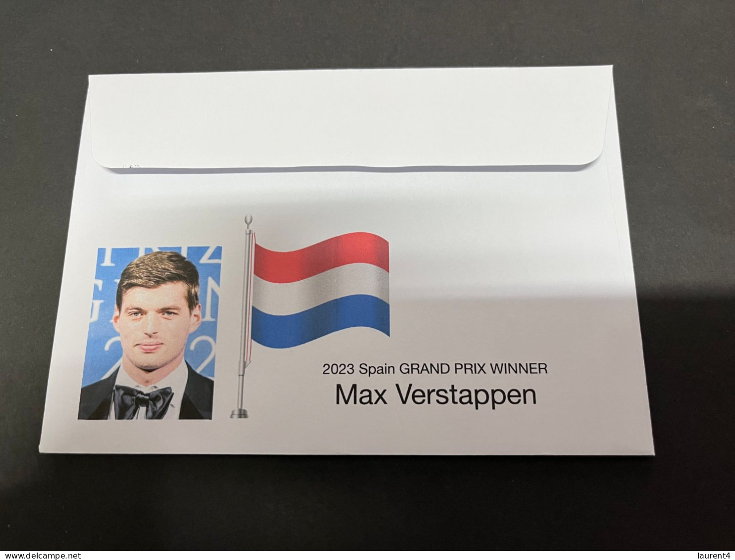 (2 R 37) Formula One - 2023 Spain Grand Prix - Winner Max Verstappen (4 June 2023) With Formula 1 Stamp - Autres & Non Classés