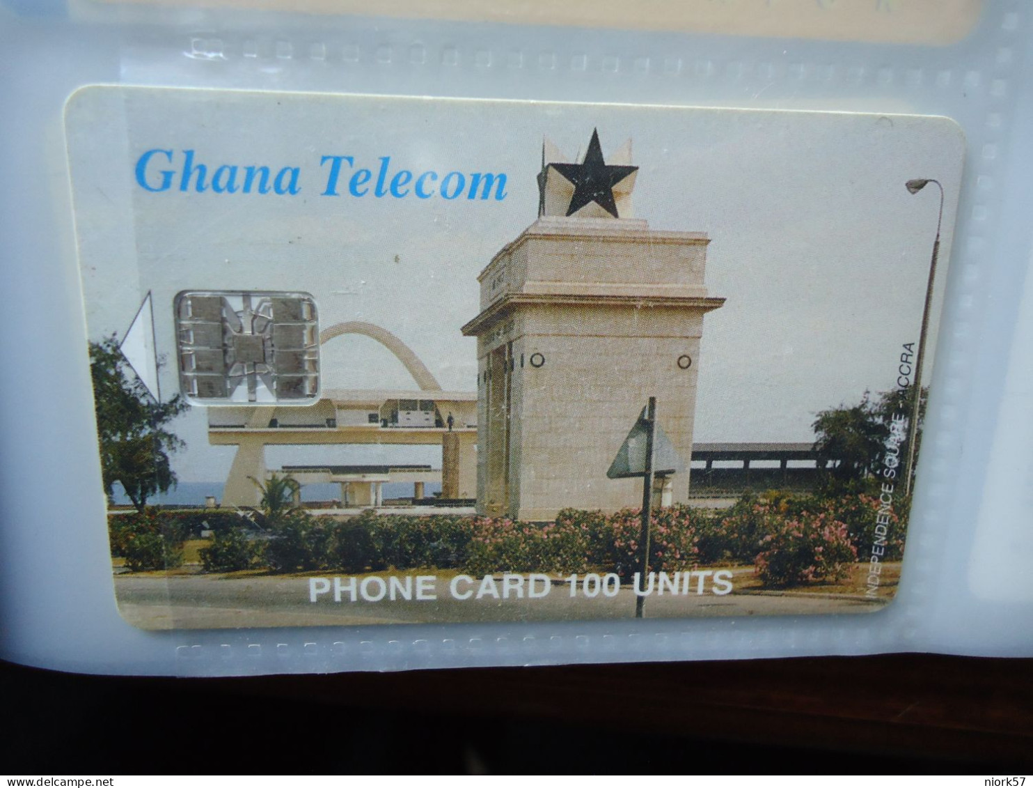 GHANA USED CARDS MOMUMENTS LANDSCAPES - Ghana