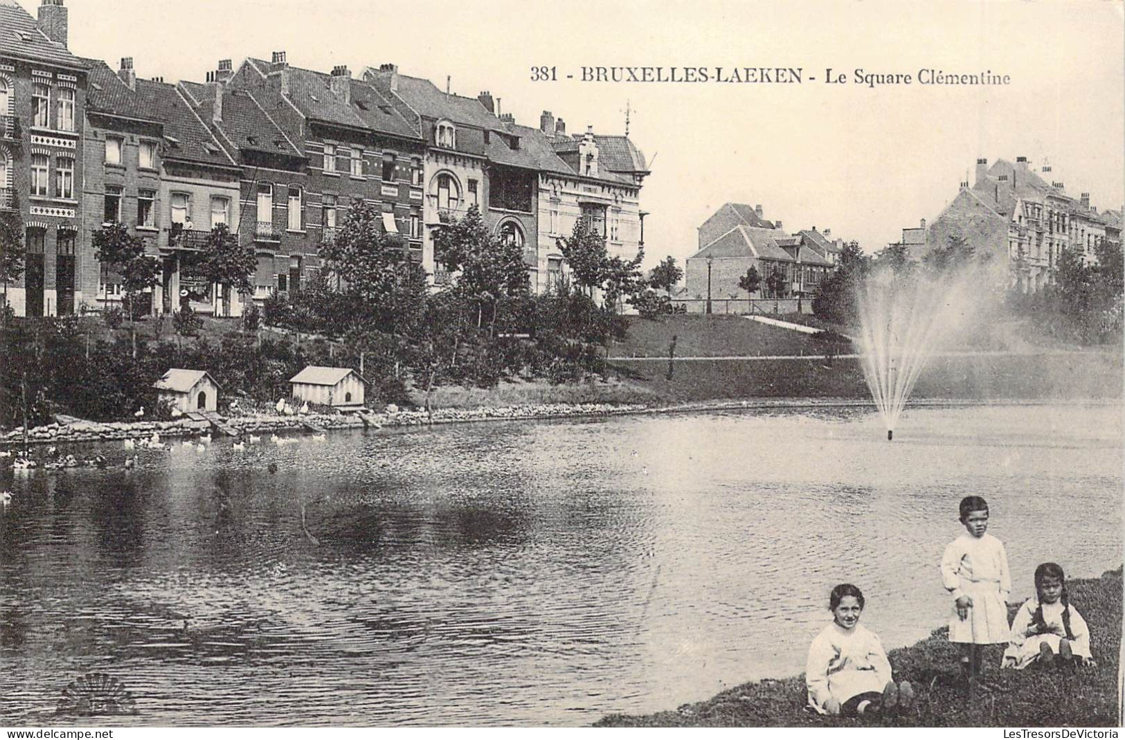 BELGIQUE - LAEKEN - Le Square Clémentine - Carte Postale Ancienne - Laeken