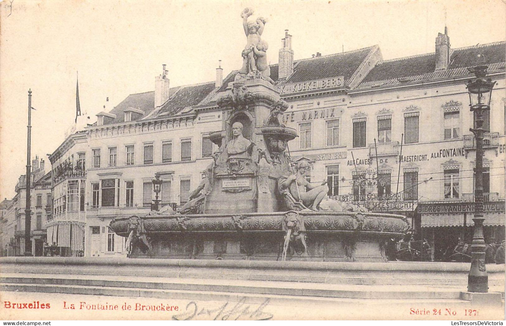 BELGIQUE - BRUXELLES - La Fontaine De Brouckère - Carte Poste Ancienne - Autres & Non Classés