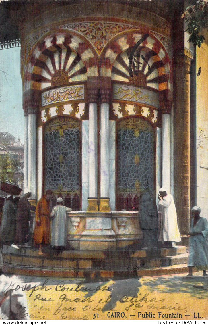 EGYPTE - Cairo - Public Fountain - Carte Postale Ancienne - Caïro