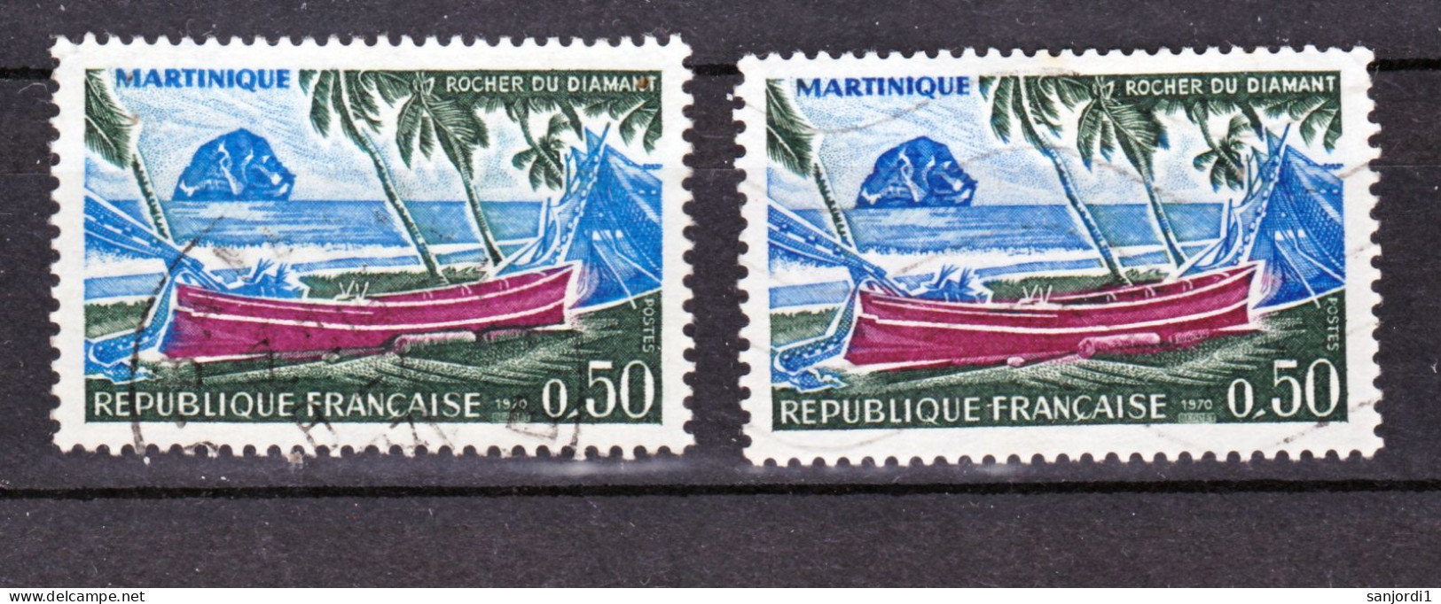 France  1644 Variété Rondins Rouges Et Normal Oblitéré Used - Used Stamps