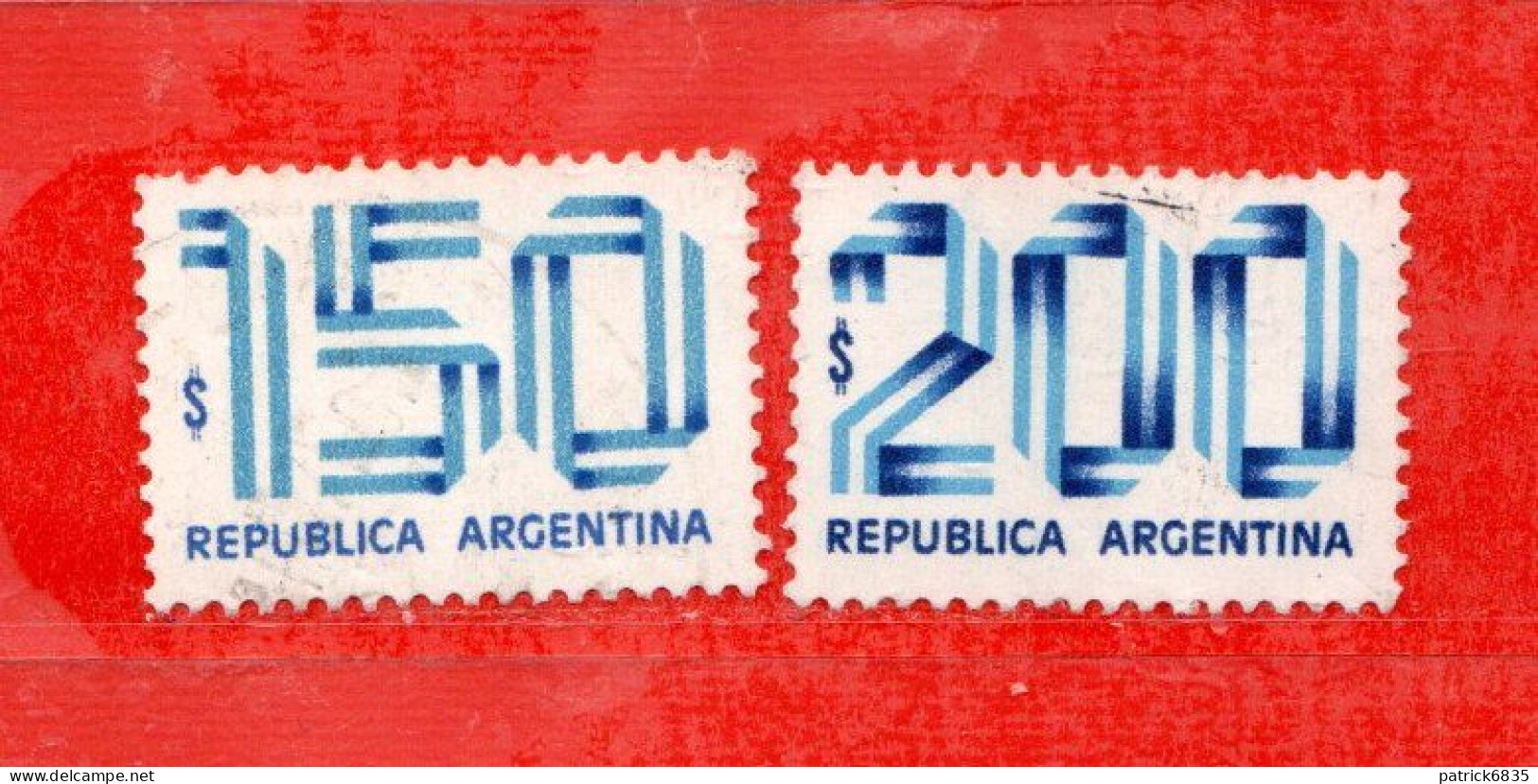 (Us.7) Argentina ° 1978 - . Yv. 1133-1149.  Oblitérer. - Usados