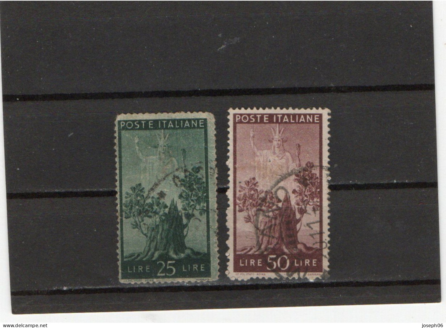 ITALIE   1945-48  Y.T.  N° 481  à  503   Incomplet  Oblitéré  500  502 - Used