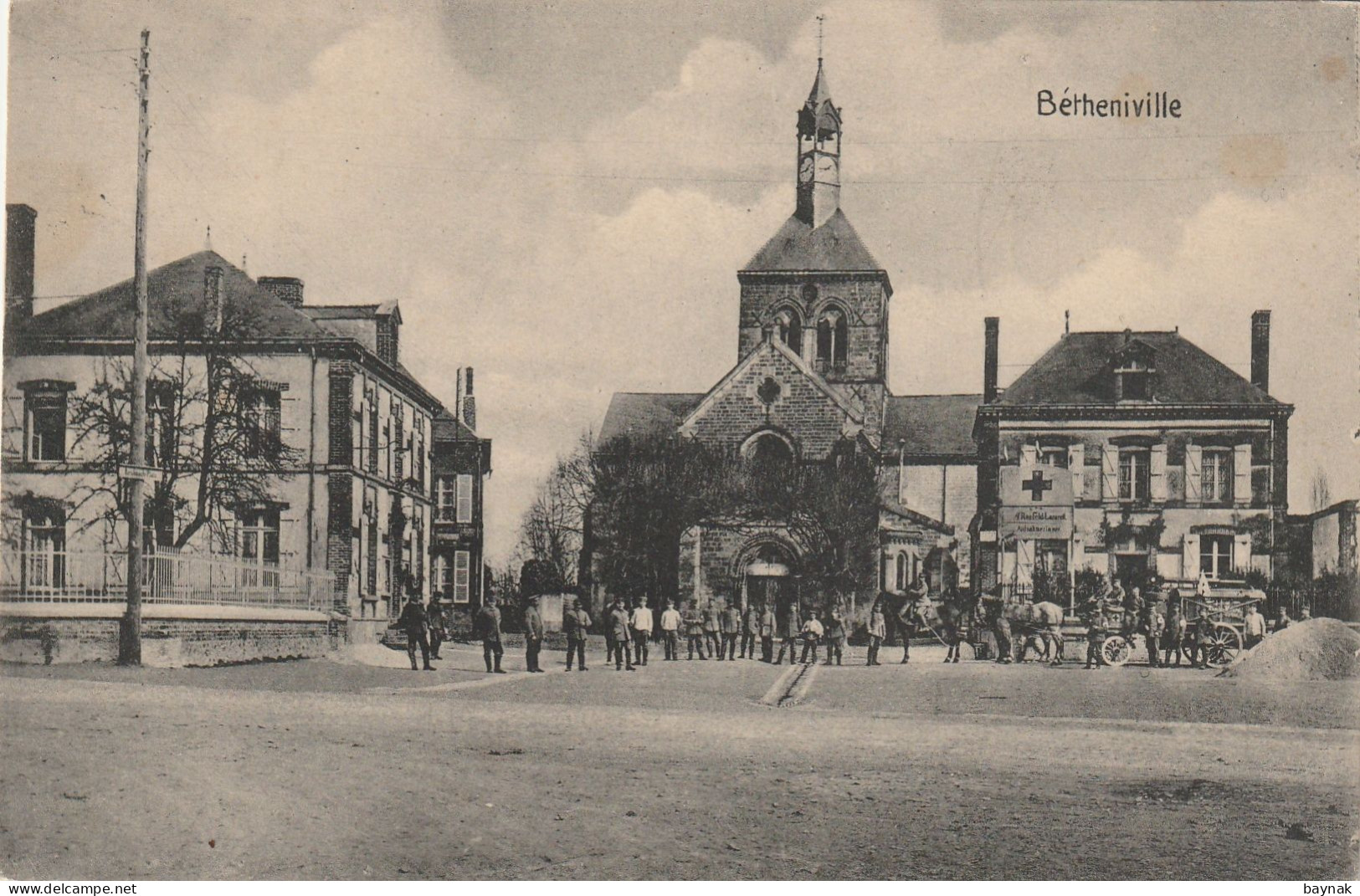 FR2814  --    BETHENIVILLE   --  DEUTSCHE  FELDPOST   --  1915 - Bétheniville