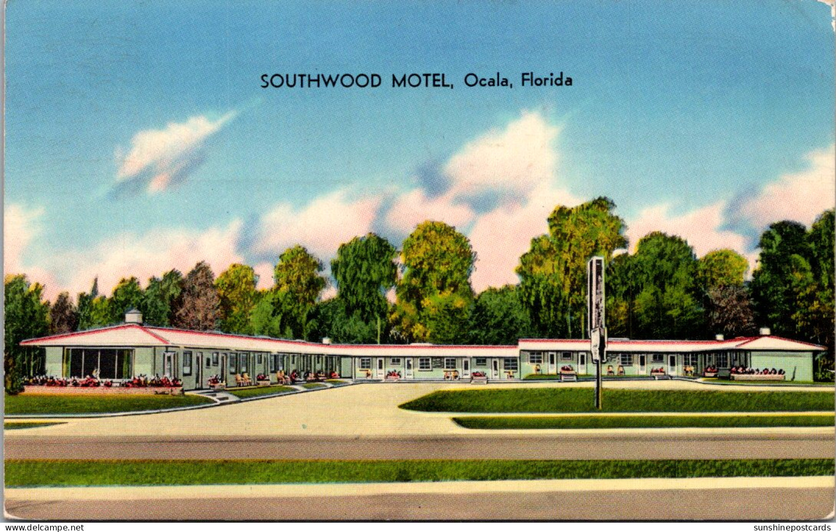 Florida Ocala The Southwood Motel 1955 - Ocala