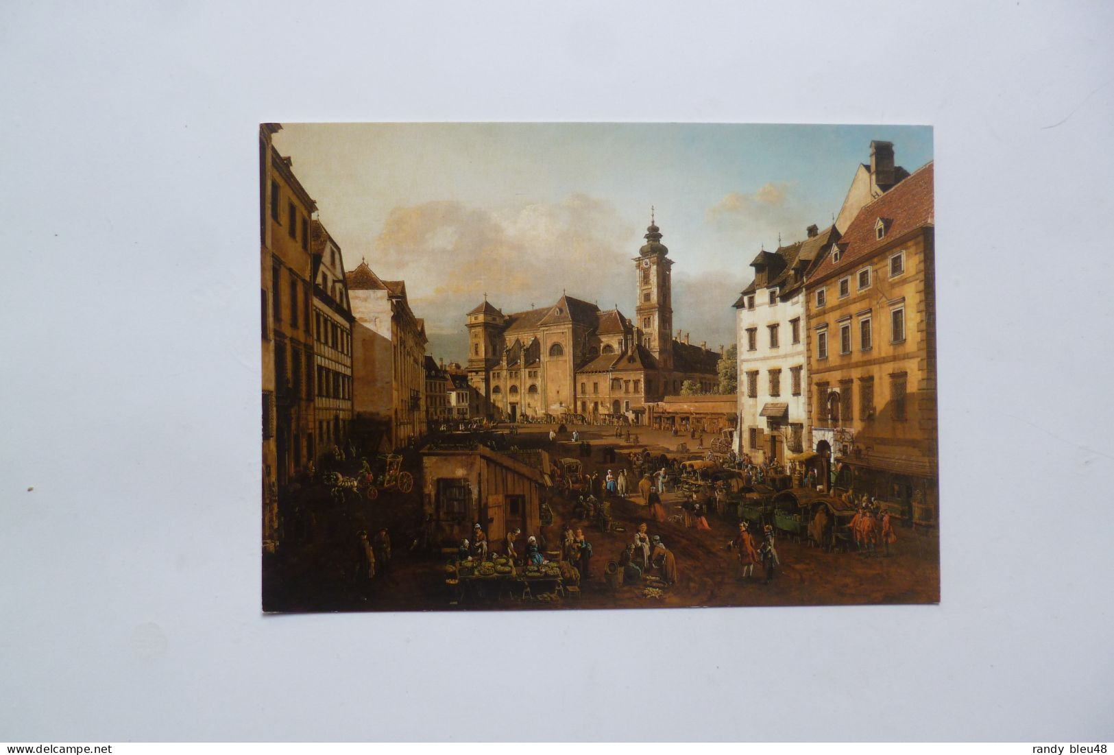 WIEN  - Die Freyung In Wien Von Südosten Par CANALETTO    - Peintures Et Tableaux - Musea