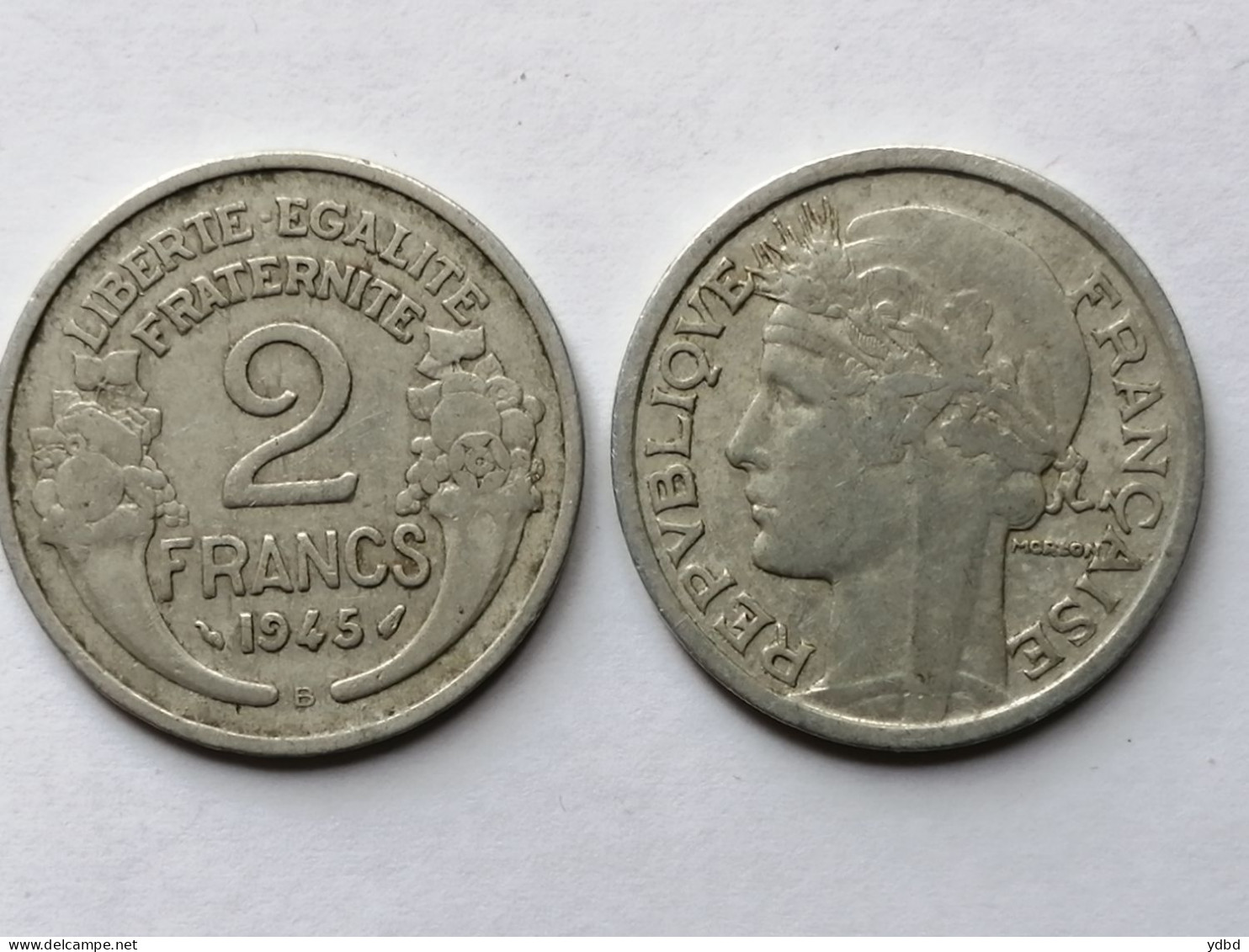 FRANCE = PIECE DE  MONNAIE DE 2 FRANCS DE 1945 B - 2 Francs