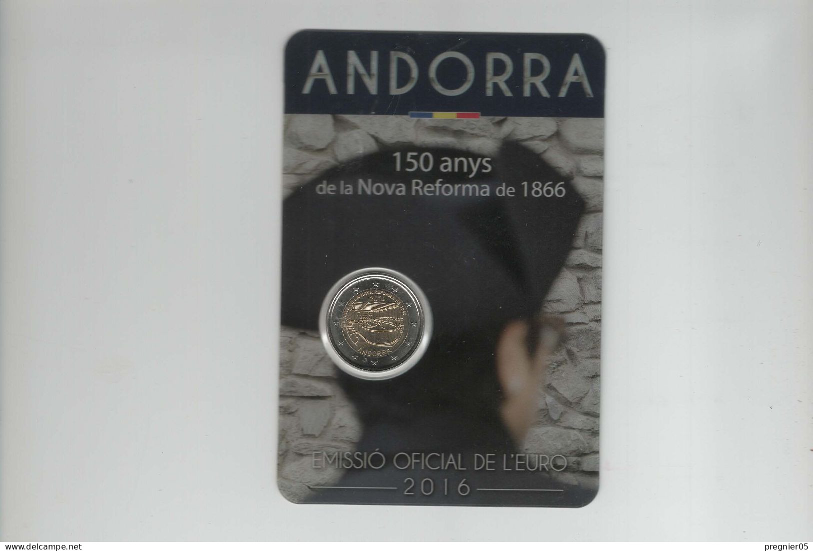 ANDORRE - Blister Pièce 2 € BU Nouvelle Réforme 2016 - Andorra