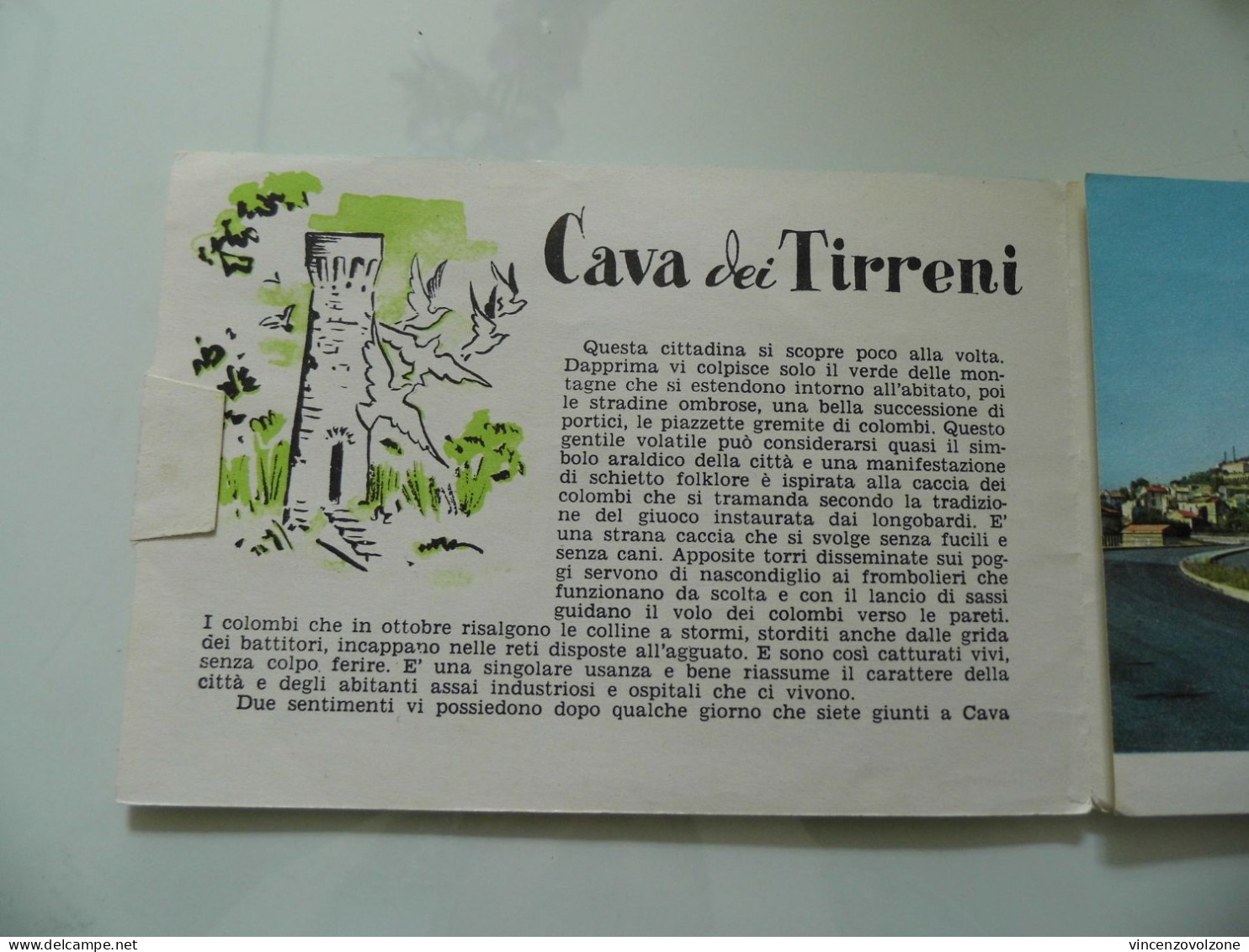 Cartolina Pieghevole "CAVA DEI TIRRENI" EPT Salerno Anni 1960 - Cava De' Tirreni