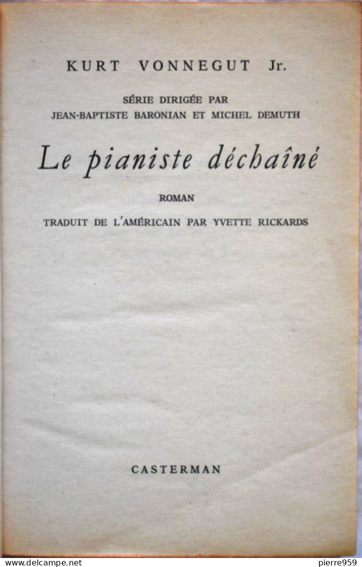 Le Pianiste Déchaîné - Kurt Vonnegut Jr - Casterman