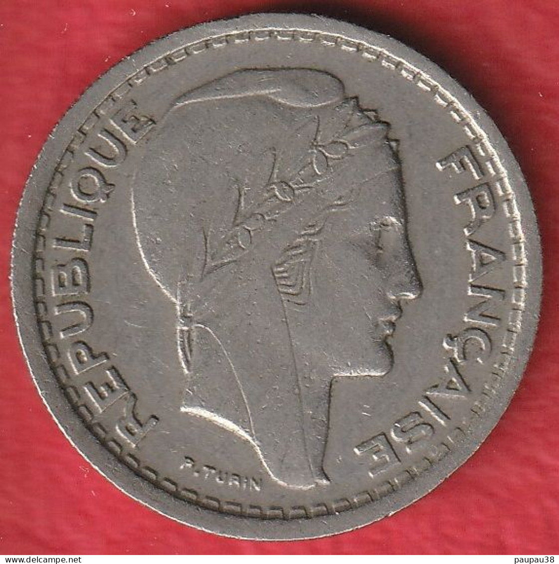 N° 41 MONNAIE 20 FRANCS  ALGERIE TURIN 1949 - Argelia