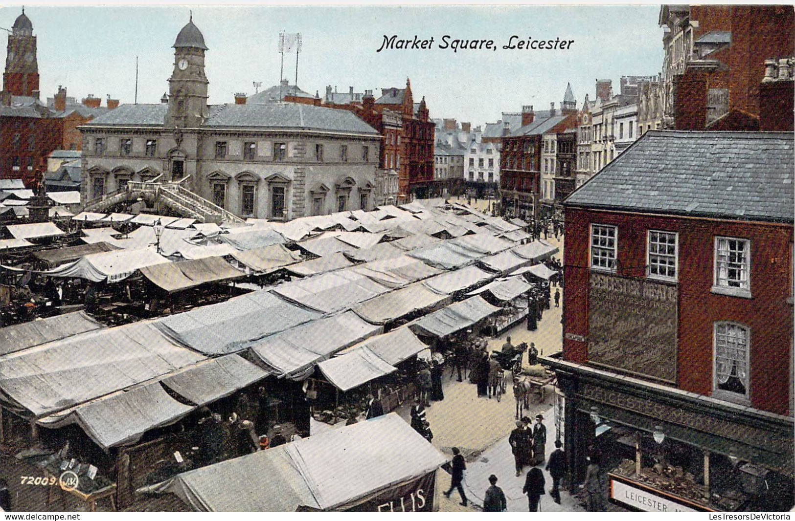 ANGLETERRE - Leicester - Market Square - Carte Postale Ancienne - Leicester