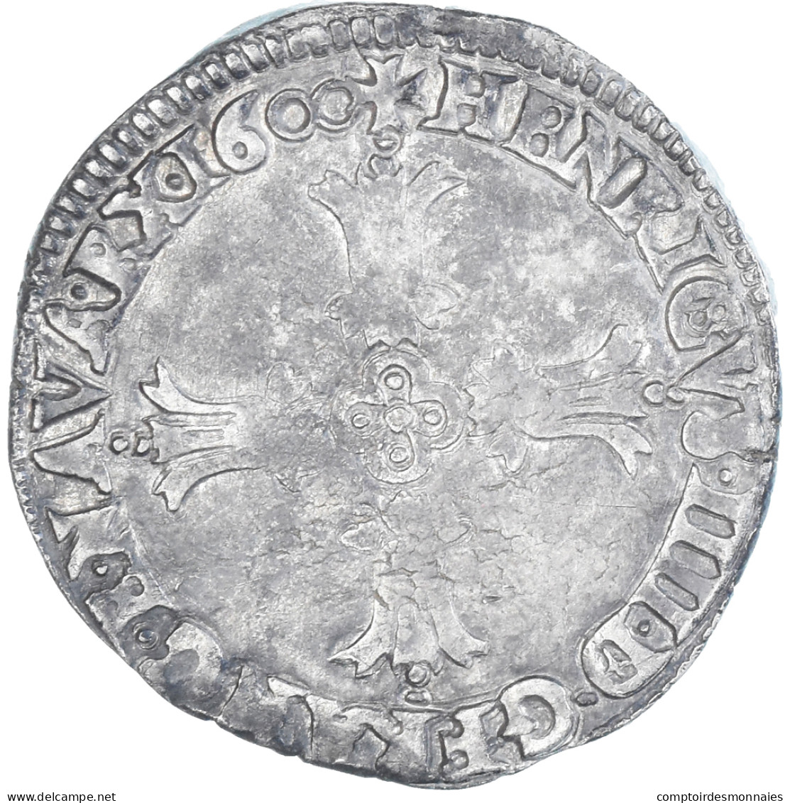 Monnaie, France, Henri IV, 1/4 Ecu, 1600, Bayonne, TB+, Argent, Gadoury:597 - 1589-1610 Henry IV The Great