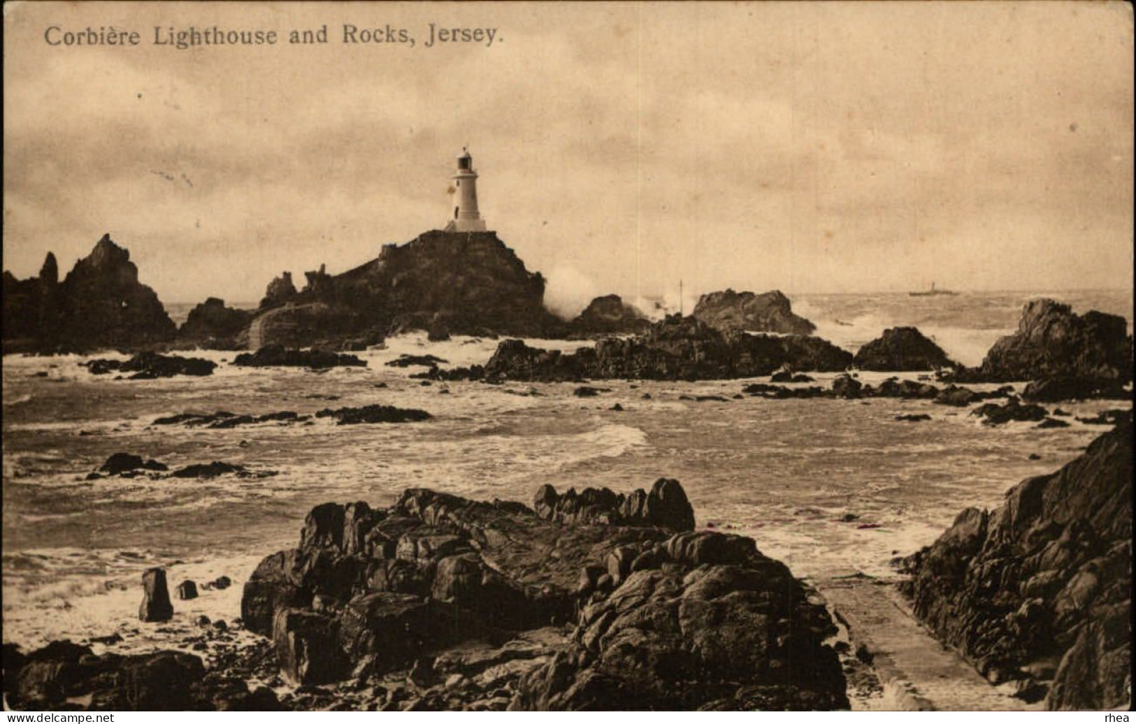 ROYAUME-UNI - JERSEY - Corbière Lighthouse, Phare - La Corbiere