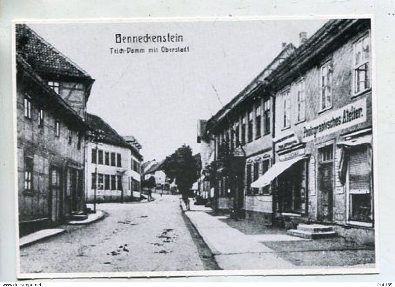 AK 136566 GERMANY - Benneckenstein - Teich-Damm Mit Oberstadt - MODERN REPRODUCTION CARD - Unterharz