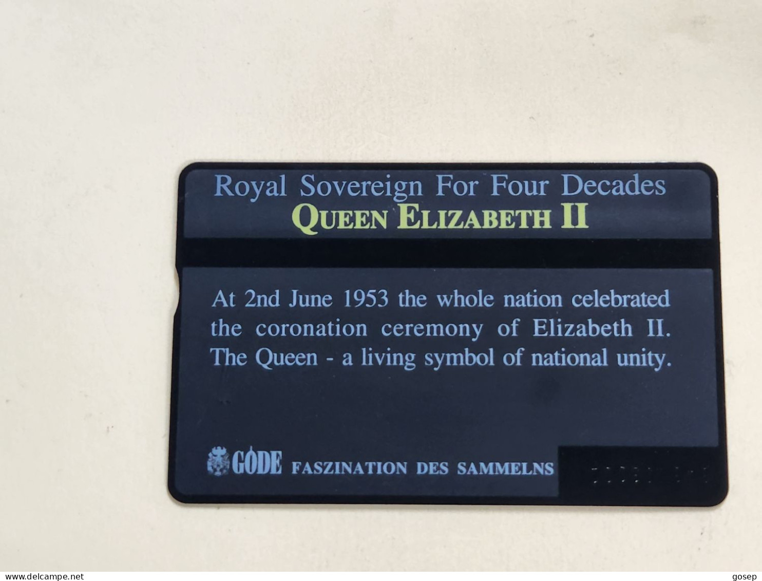 United Kingdom-(BTO-027)-Queen Elizabeth 2-(49)(5units)(343K93002)price Cataloge MINT-4.00£+1card Prepiad Free - BT Overseas Issues