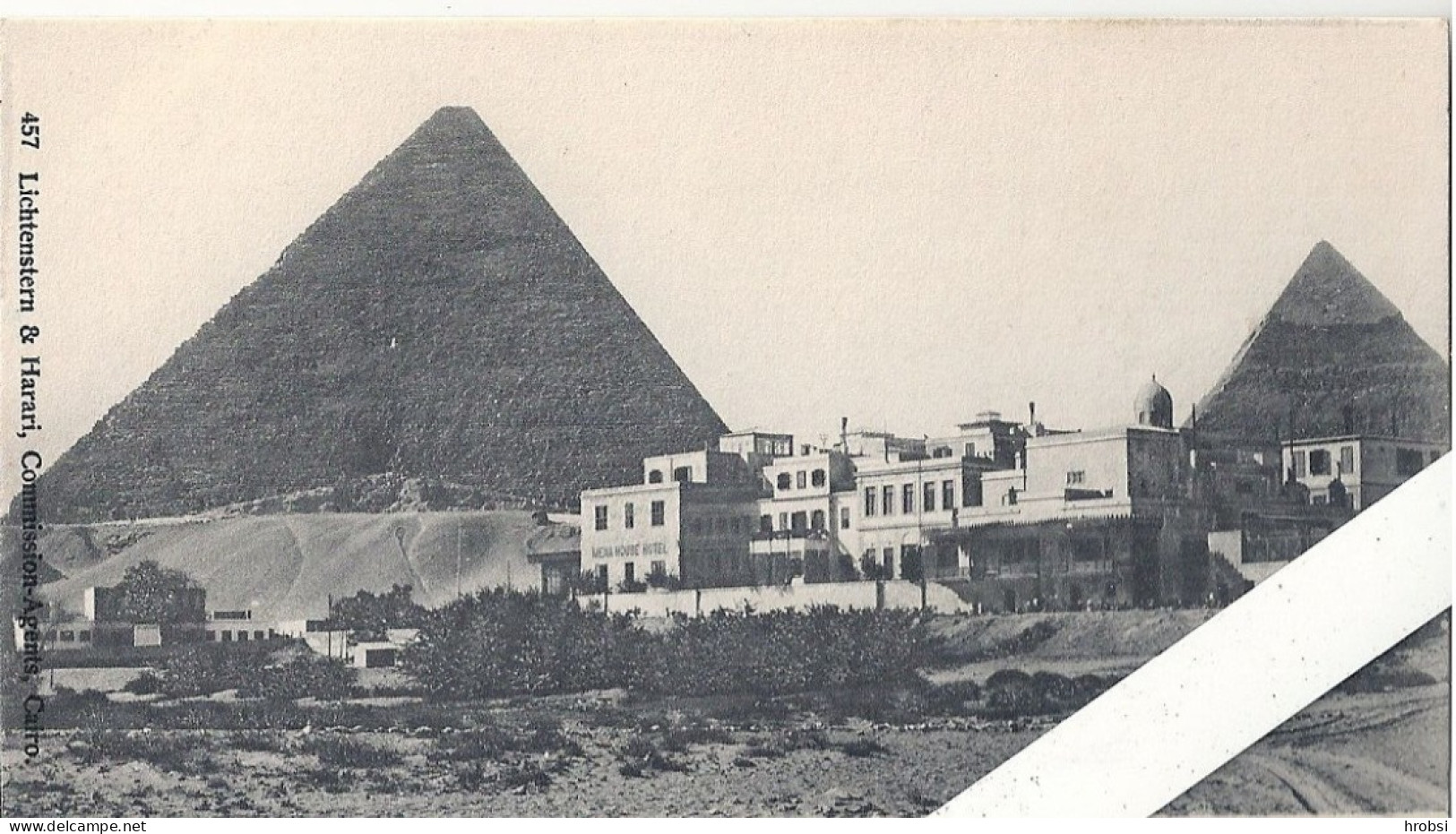 Egypte  Mena House Hotel, , Ed Lichtenstern & Harari 457, Animation - Piramidi