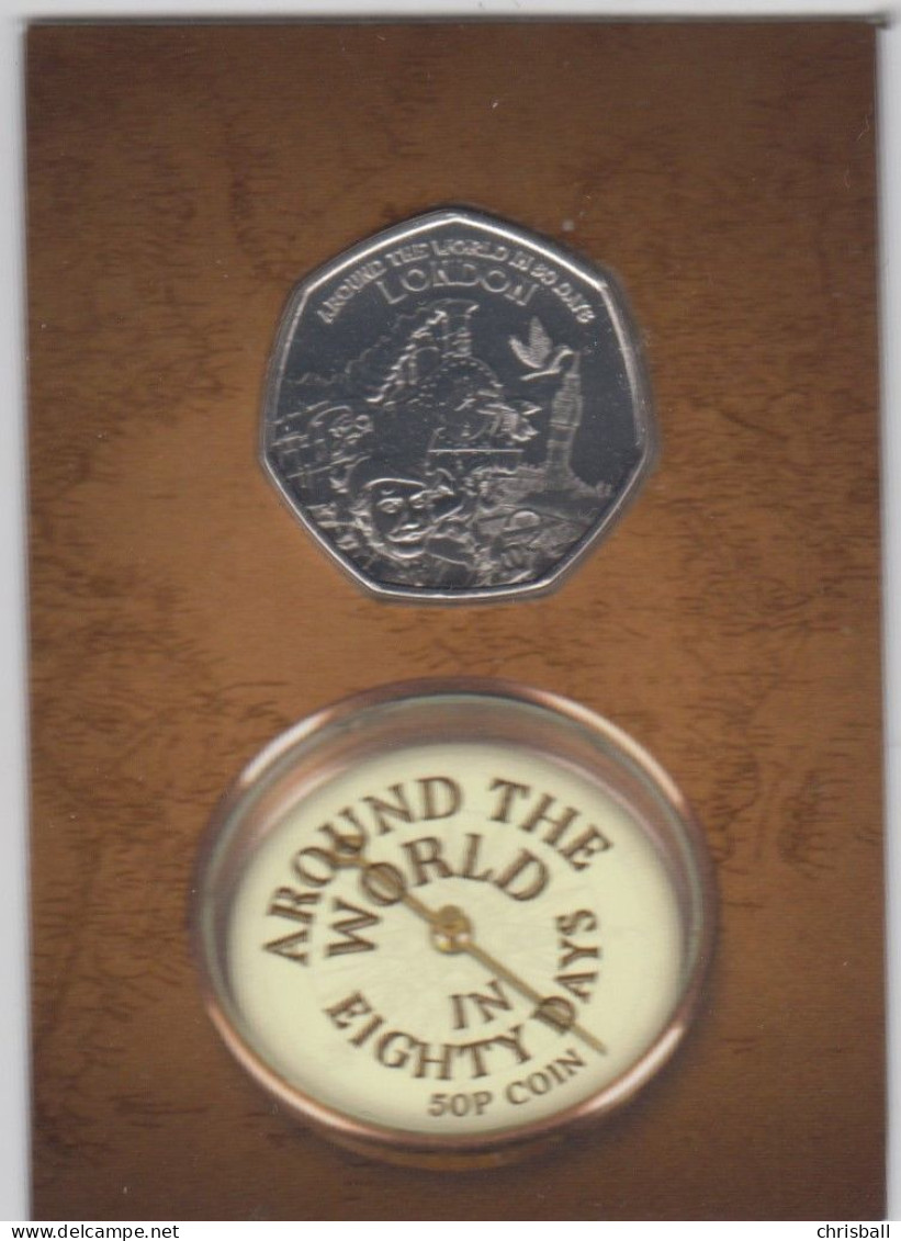 Guernsey 2022 Around  The World BUNC 50p Bunc Coin - Guernesey