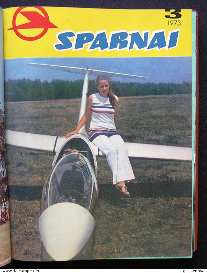 Lithuanian Magazine / Sparnai 1973-1976 Complete - Aviación