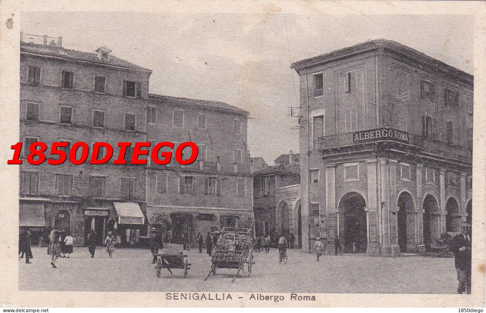 SENIGALLIA - ALBERGO ROMA F/PICCOLO VIAGGIATA ANIMAZIONE - Senigallia