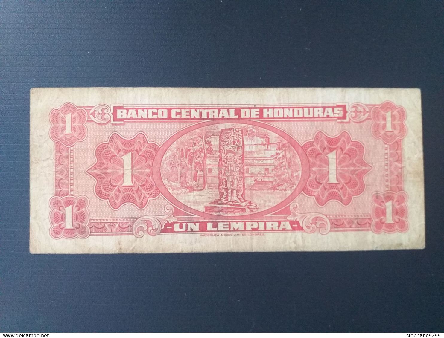 1 LEMPIRA 1951.RARE.HONDURAS - Honduras