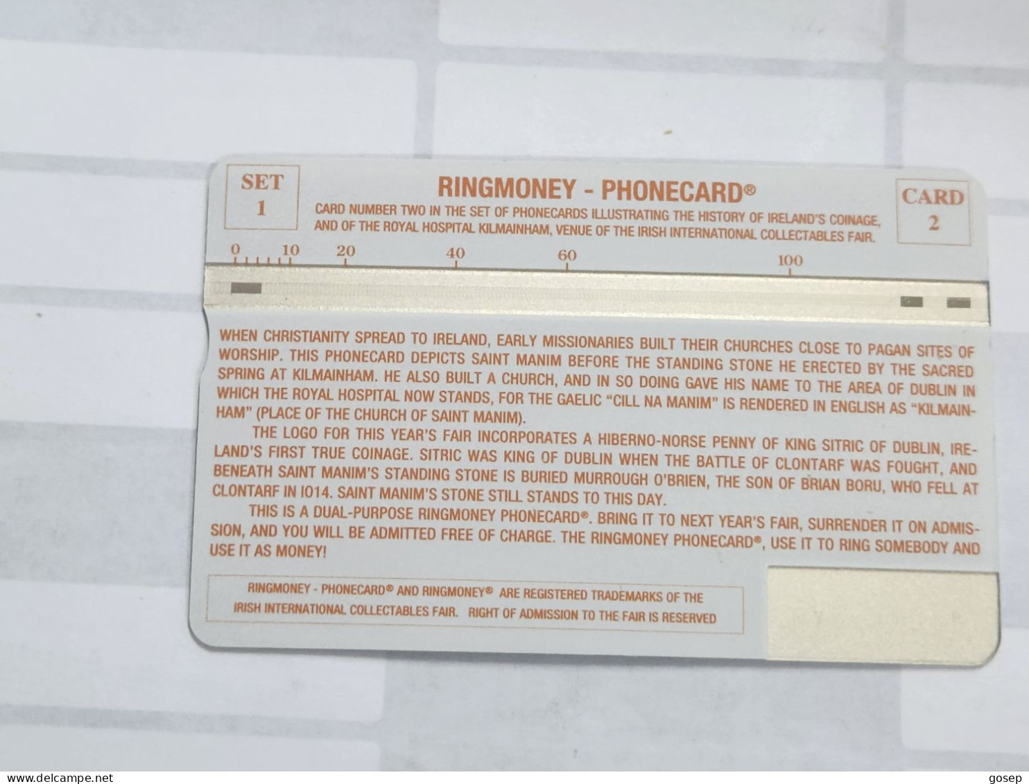 United Kingdom-(BTO-095)-Kilmainham Fair Ring Money(113)(5units)(505D)price Cataloge MINT-5.00£-1card Prepiad - BT Buitenlandse Uitgaven