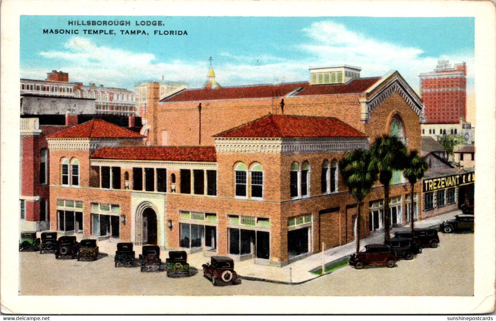 Florida Tampa Masonic Temple Hillsborough Lodge - Tampa