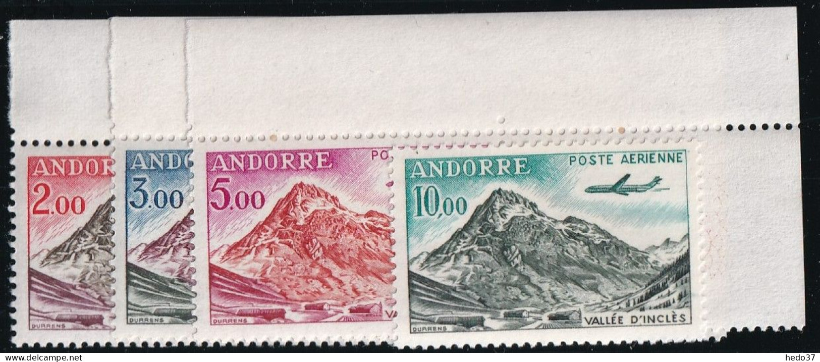 Andorre Poste Aérienne N°5/8 - Neuf ** Sans Charnière - TB - Poste Aérienne