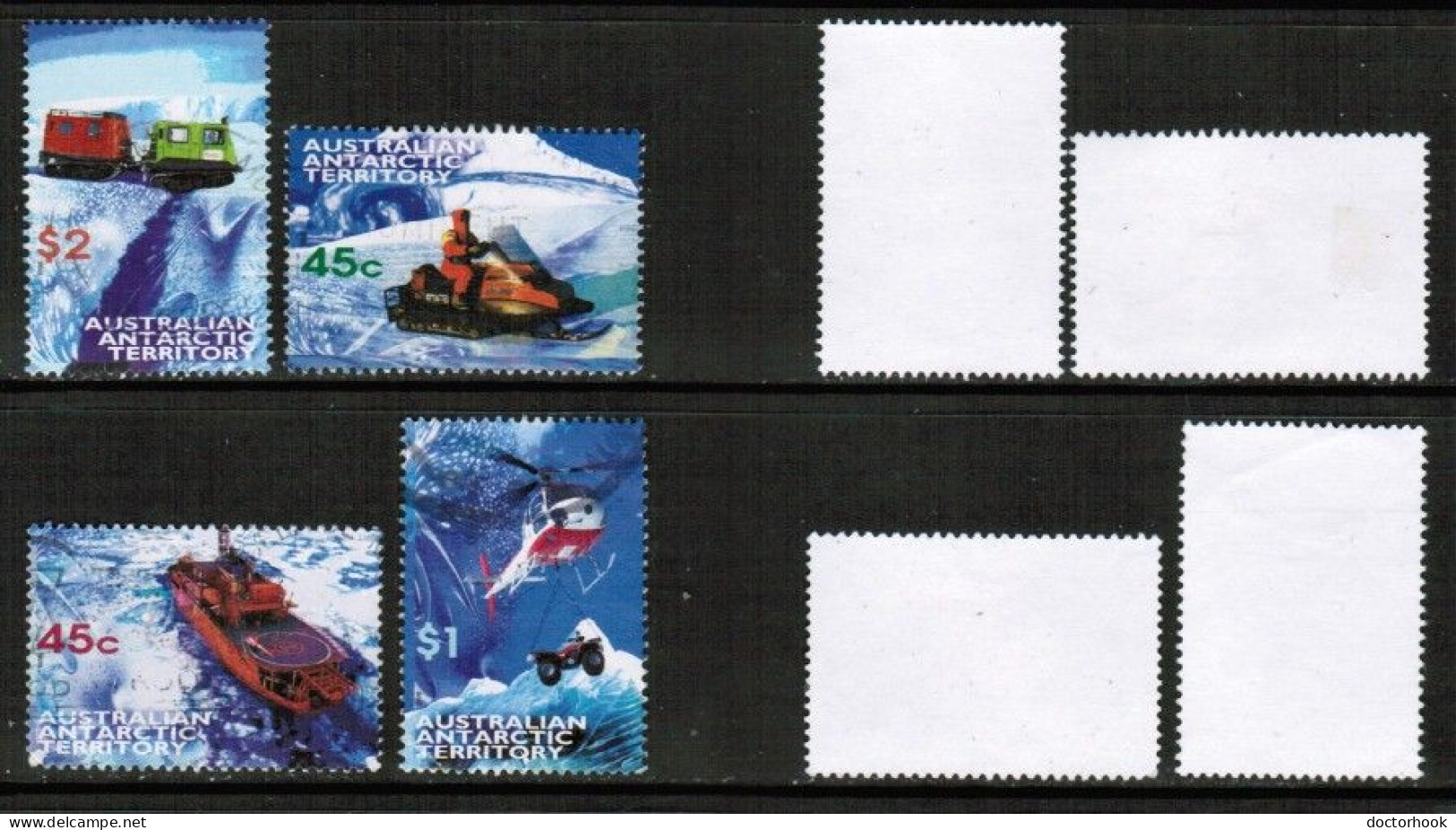 AUSTRALIAN ANTARCTIC TERRITORY   Scott # L 107-10 USED (CONDITION AS PER SCAN) (Stamp Scan # 930-6) - Gebraucht