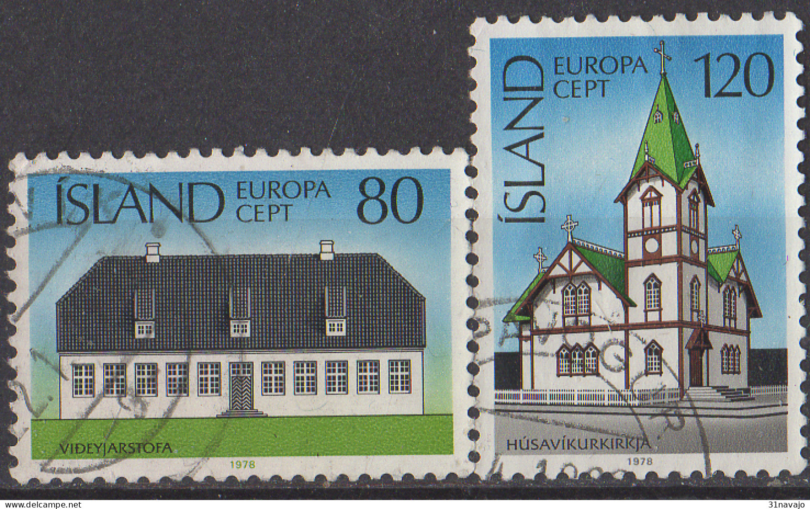 ISLANDE - Europa CEPT 1978 - Gebruikt