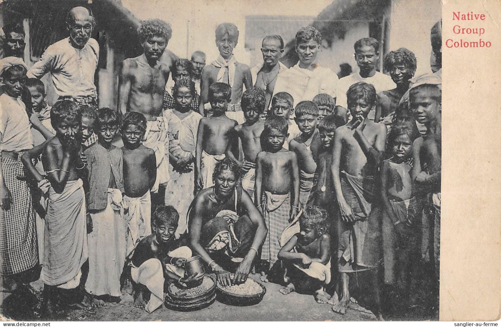 CPA CEYLON NATIVE GROUP COLOMBO - Sri Lanka (Ceylon)