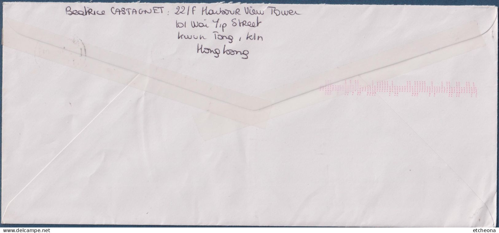 Enveloppe Avec 1 Timbre Boudha Au Monastère De  Po-Lin, Hong-Kong, Chine Le 22.05.2001 - Storia Postale