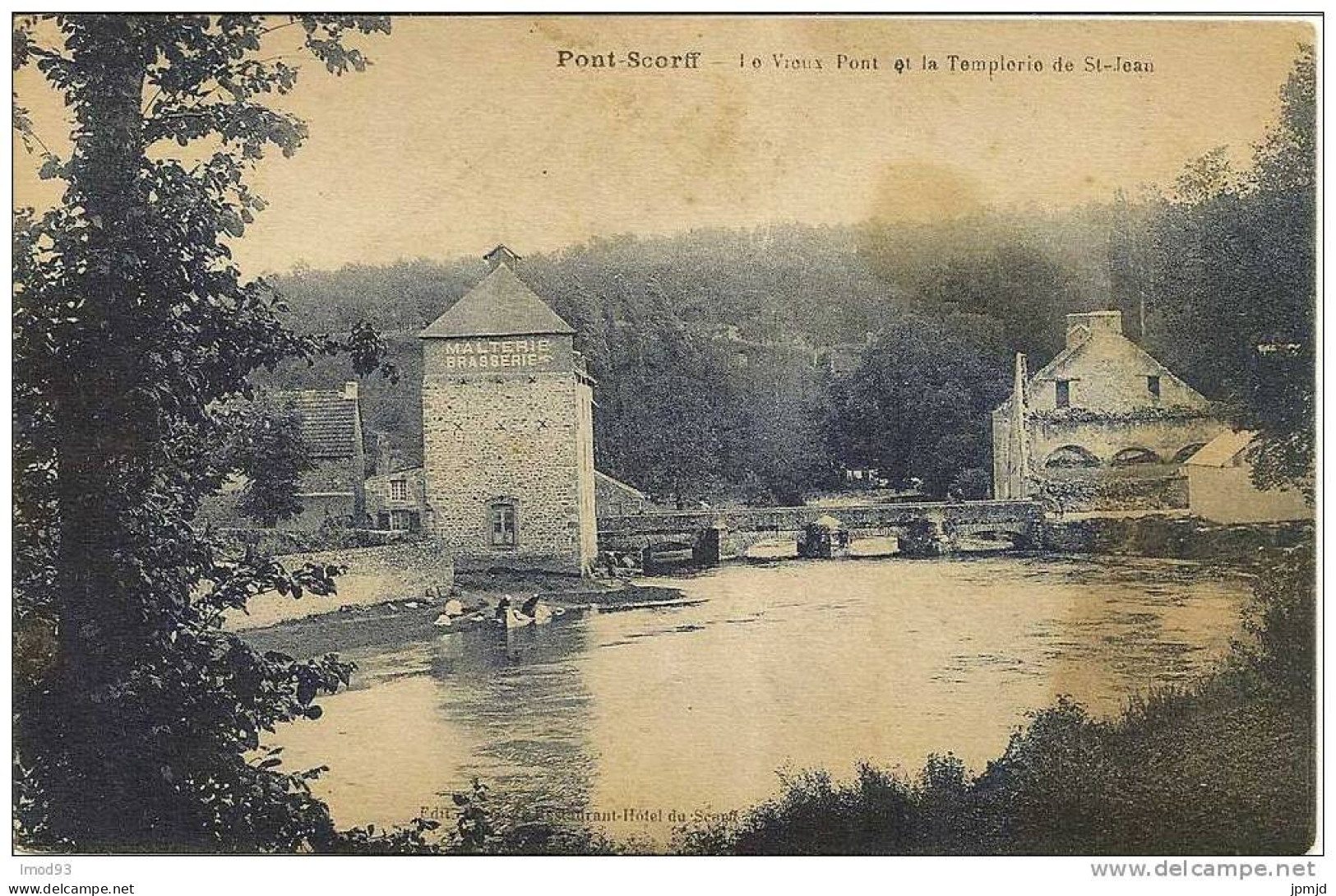 56 - Pont-Scorff - Le Vieux Pont Et La Templerie De St-Jean - Thiriat - Pont Scorff