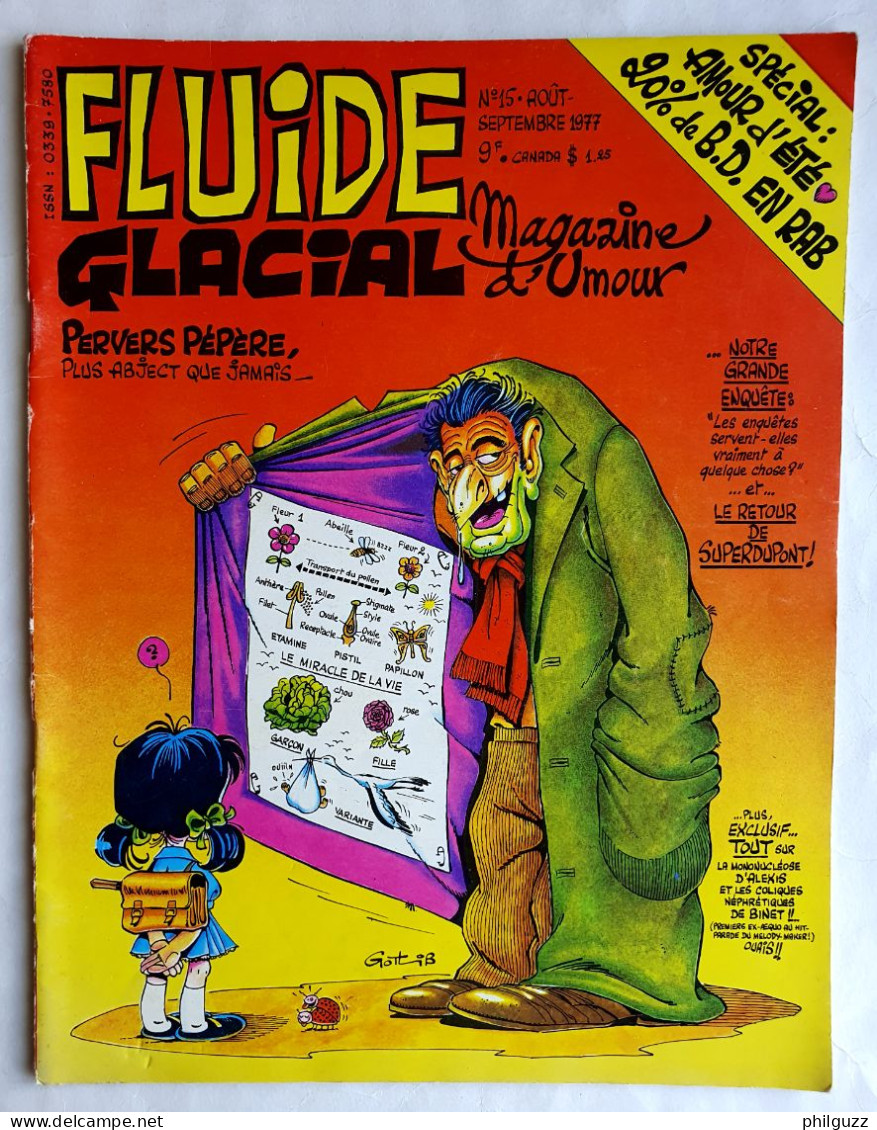 Magazine FLUIDE GLACIAL N° 15 1977 - Fluide Glacial