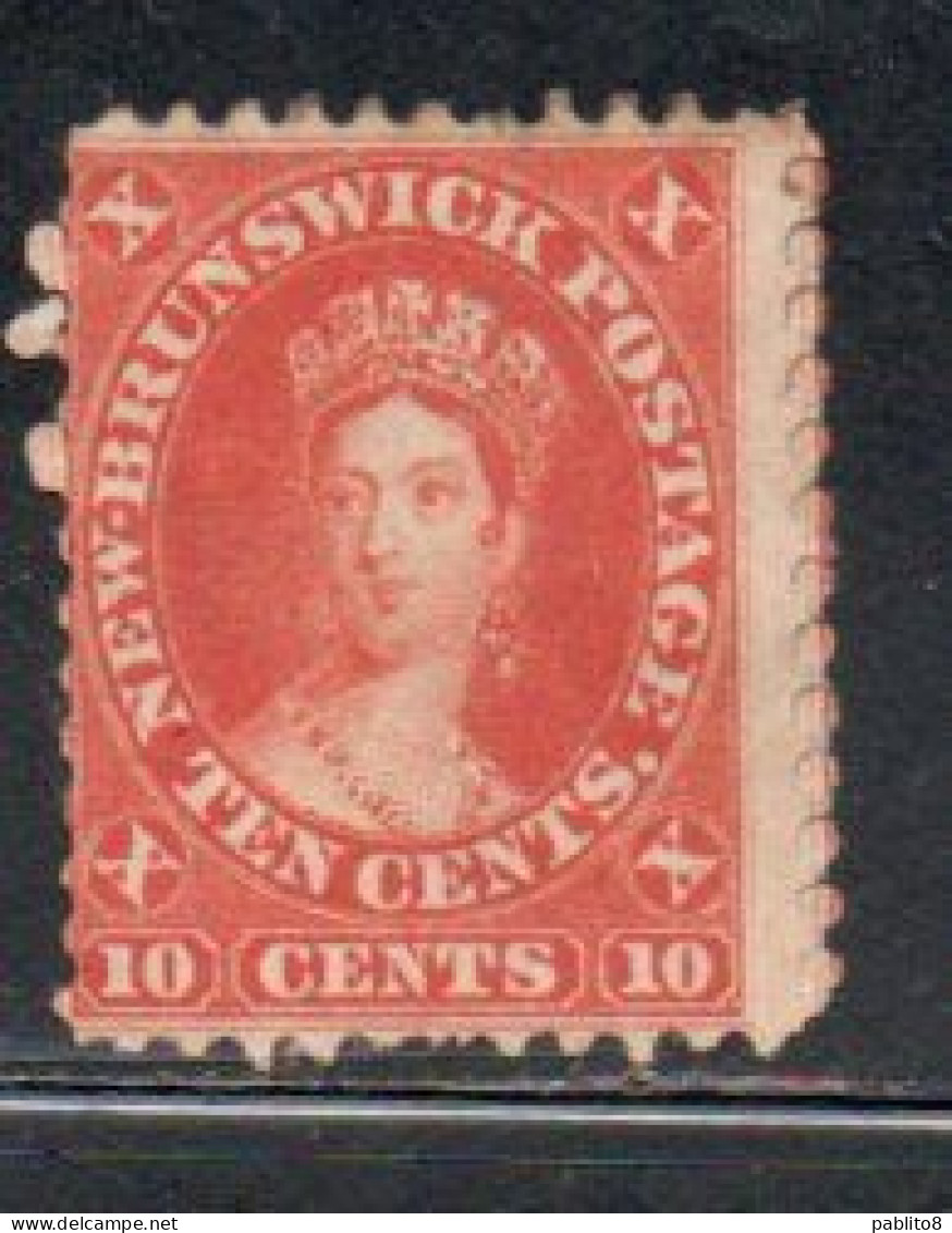 CANADA NEW BRUNSWICK CANADIAN PROVINCES 1860 1863 QUEEN VICTORIA 10c MH - Nuevos