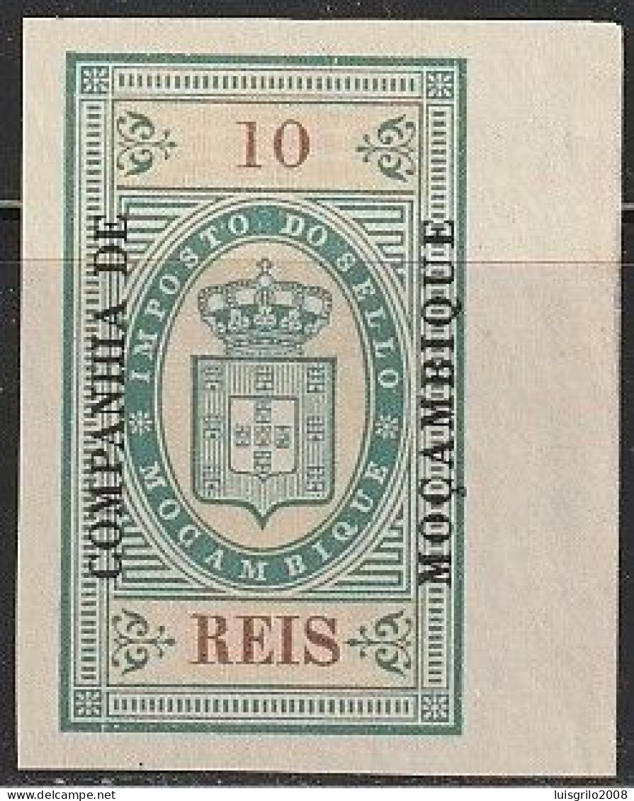 Revenue/ Fiscal, Companhia De Moçambique 1892 - Imposto Do Sello. 10 Reis -|- MNH - Unused Stamps