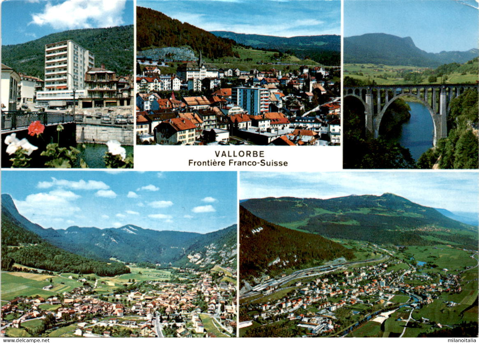 Vallorbe - Frontiere Franco-Suisse - 5 Bilder * 22. 6. 1994 - Orbe