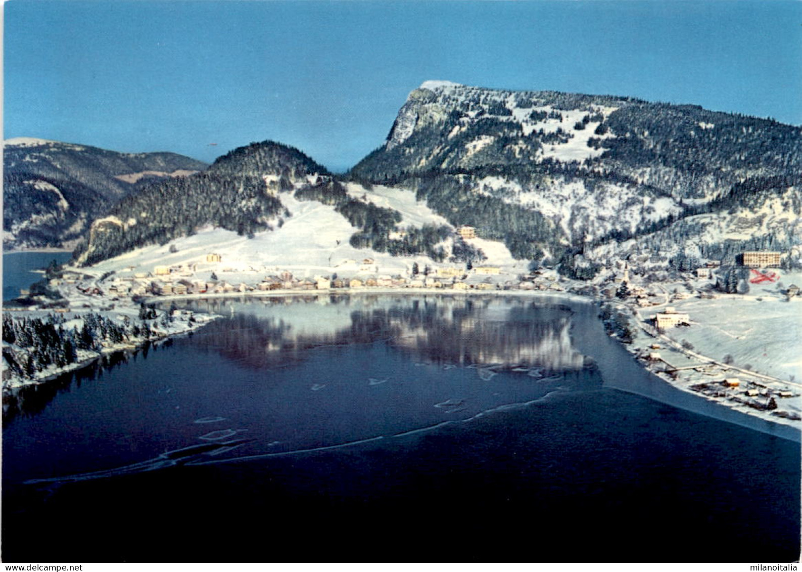 Le Pont Et La Dent De Vaulion - Lac De Joux (13015) * 30. 12. 1980 - Vaulion