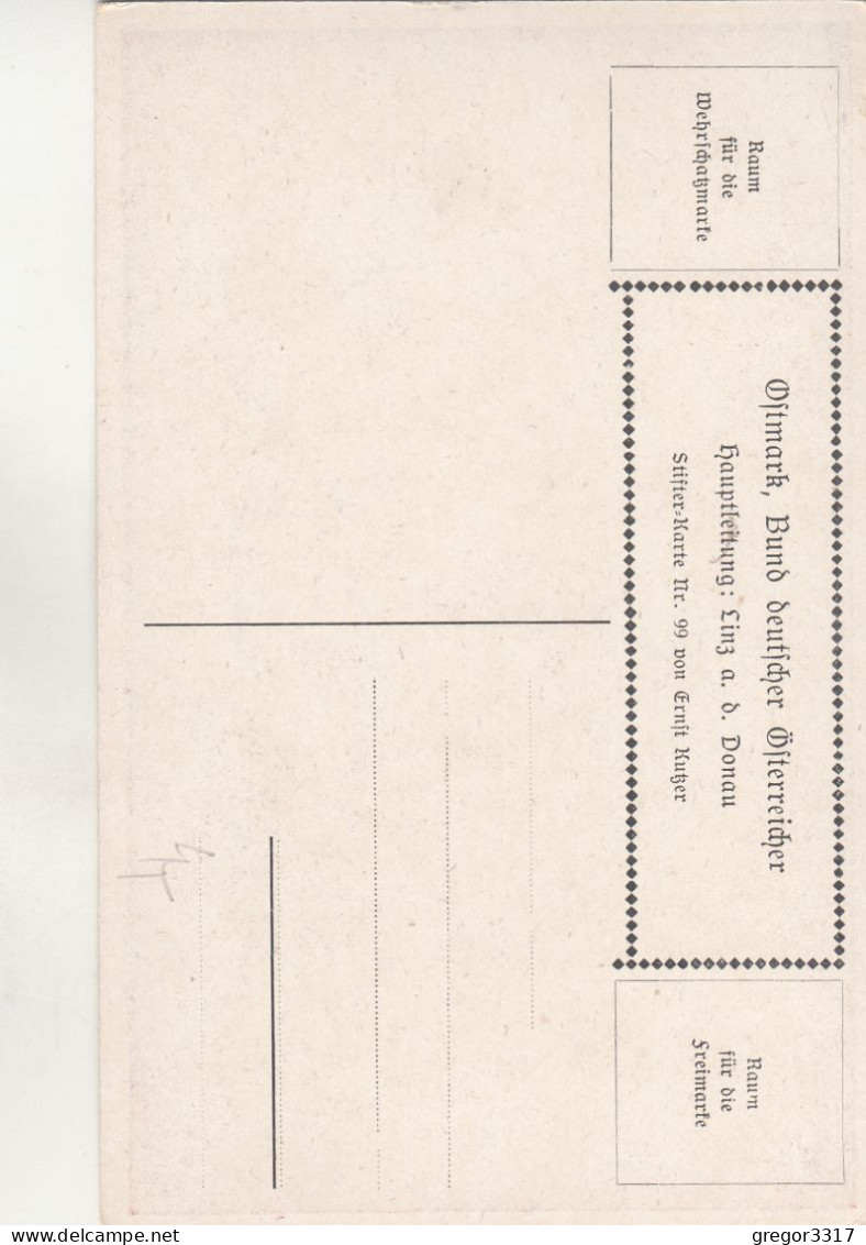 C9751) ADALBERT STIFTER - Der HOCHWALD - WALDRUINE - E. KUTZER - Ostmark - Bund Deutscher Österreicher Linz Nr. 99 - Kutzer, Ernst