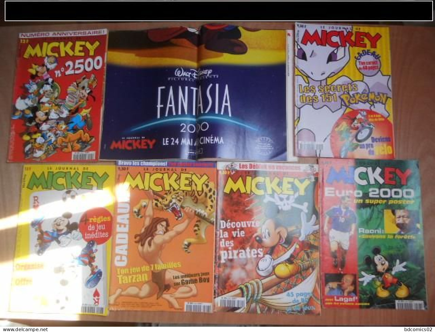 Le Journal De Mickey  LOT DE 7 BD  N° 2500// 2501 //2502// 2503 //2504// 2508// 2509 LOT N°1 - Lots De Plusieurs BD