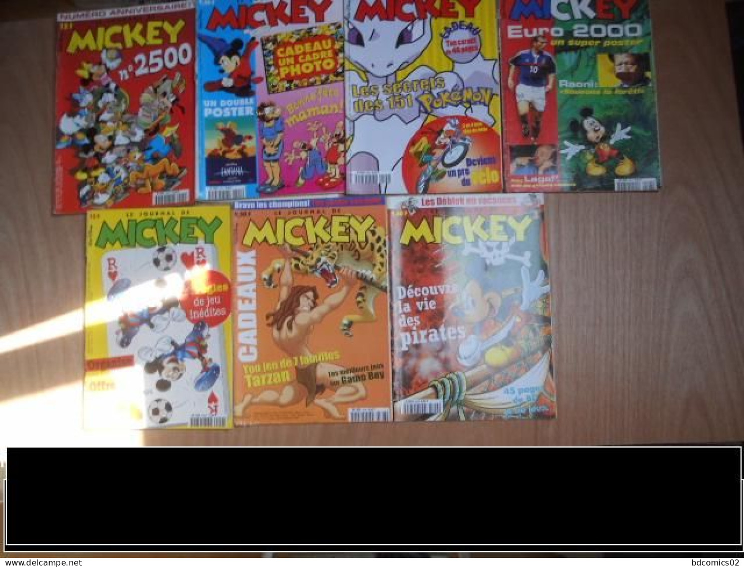 Le Journal De Mickey  LOT DE 7 BD  N° 2500// 2501 //2502// 2503 //2504// 2508// 2509 LOT N°1 - Wholesale, Bulk Lots