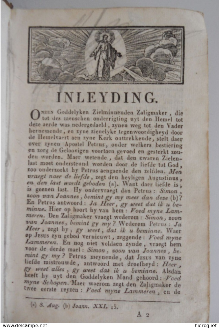 Christelyke Onderwyzing Of Verklaering En Uytbreyding Van Den CATECHISMUS 1825 Mechelen PJ Hanicq Godsdienst - Antiguos