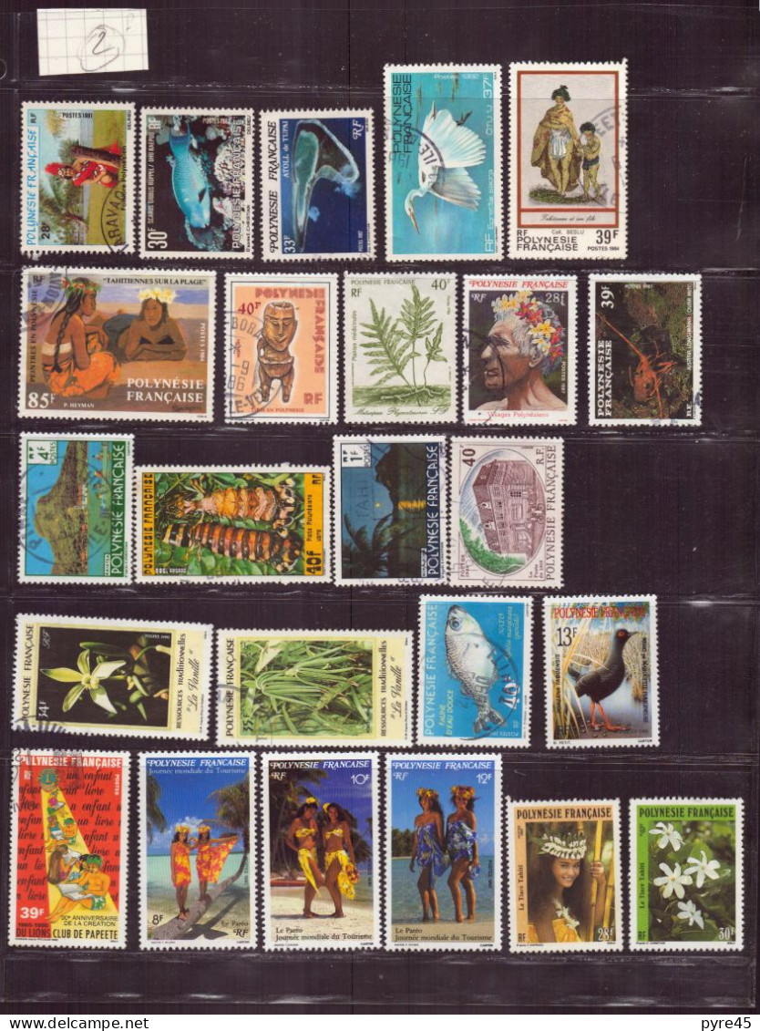 Polynésie, 1958/1960-2010, Lot De 112 TP, Neufs, Oblitérés, Poste Aérienne, Service - Colecciones & Series