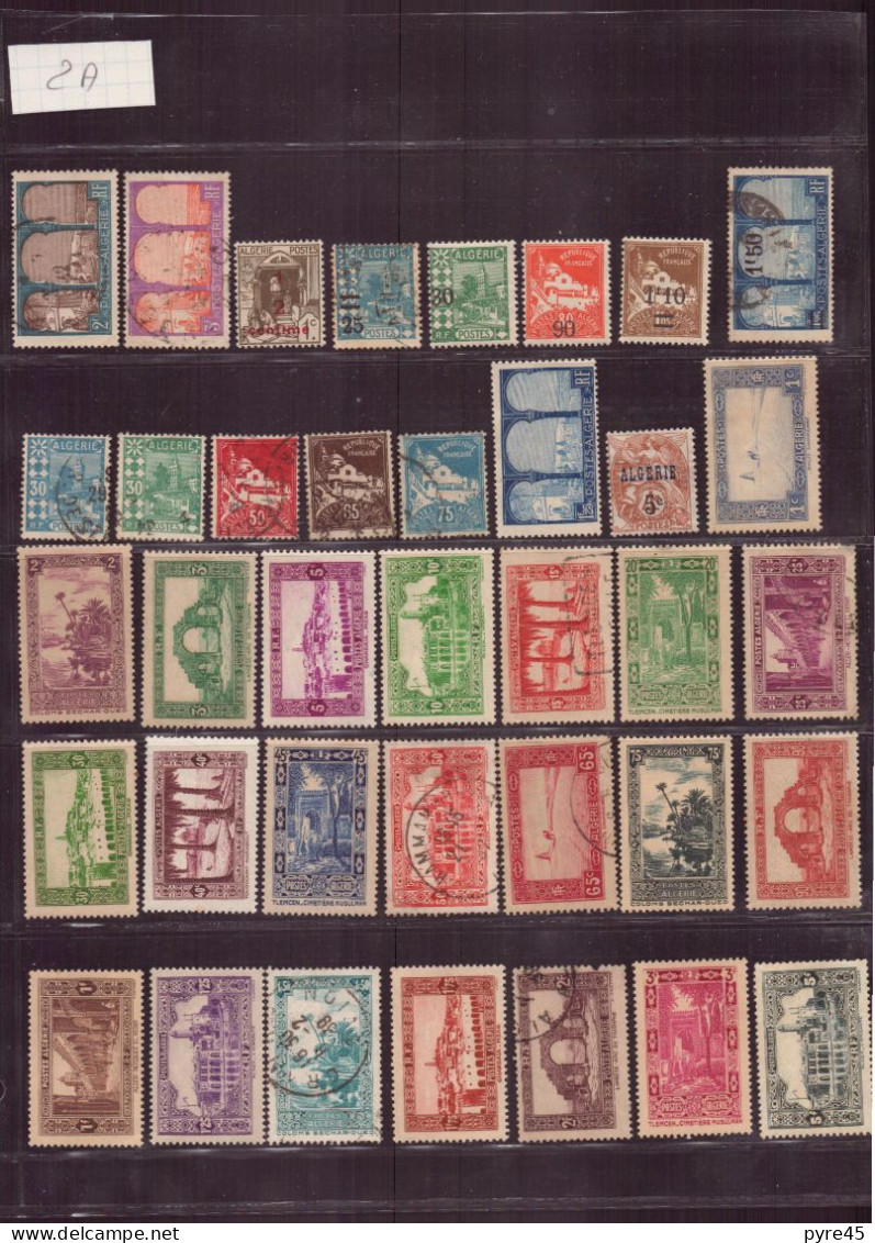 Algérie, 1924/1925-1957, Lot De 272 TP Neufs, Oblitérés, Poste Aérienne, Préo, Taxe - Lots & Serien