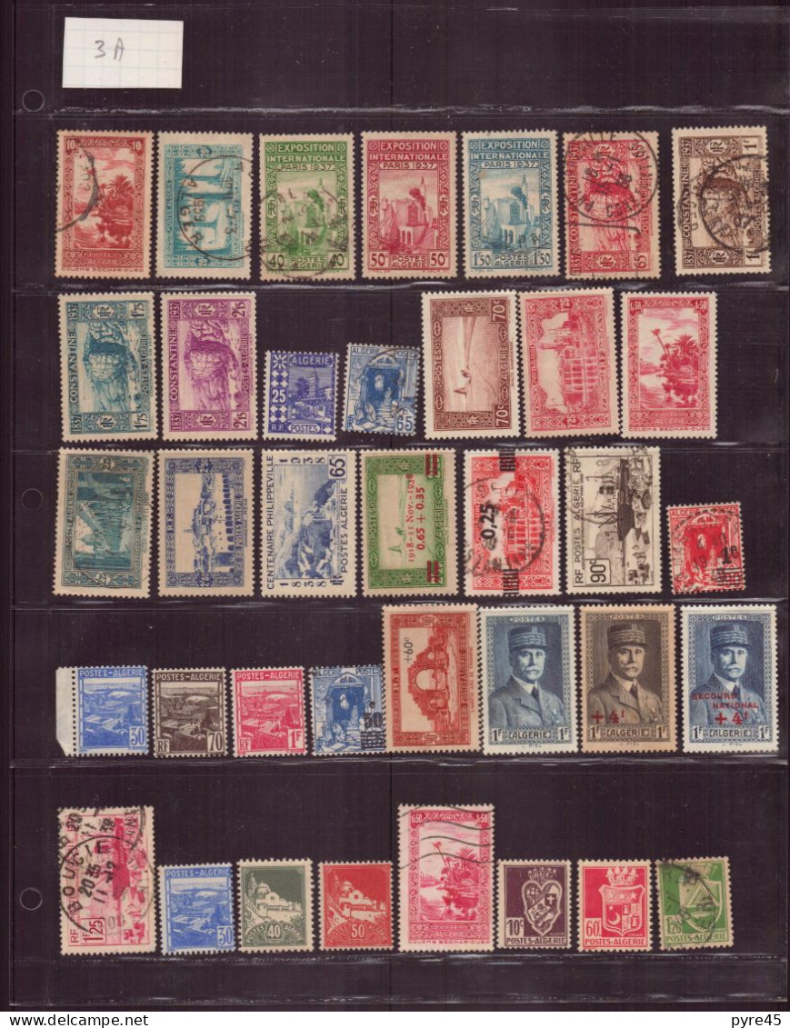 Algérie, 1924/1925-1957, Lot De 272 TP Neufs, Oblitérés, Poste Aérienne, Préo, Taxe - Lots & Serien