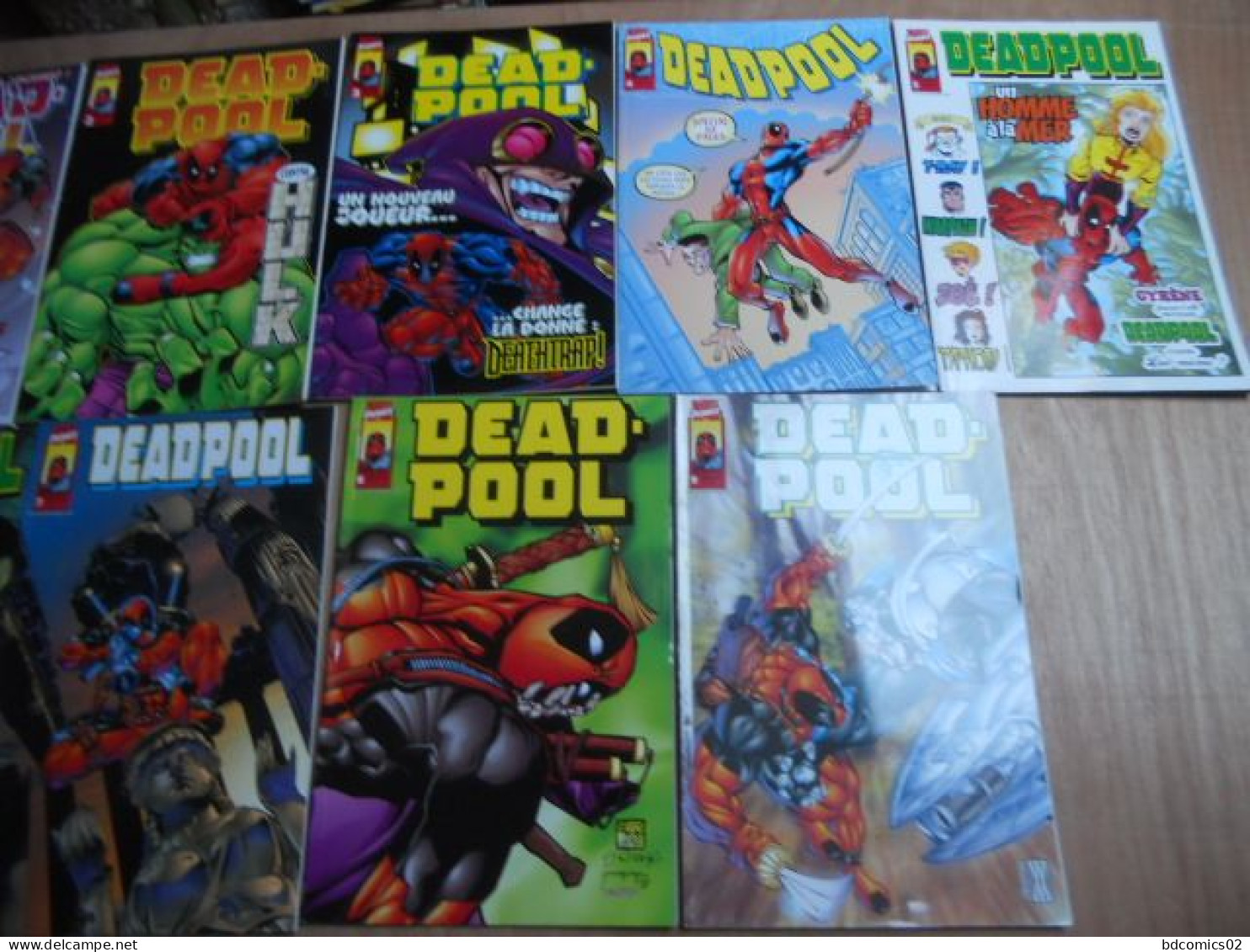 Deadpool V1 Première Série Lot De 9 Bd Collection Complète Du N°1 Au N°9 Tbe - Paquete De Libros