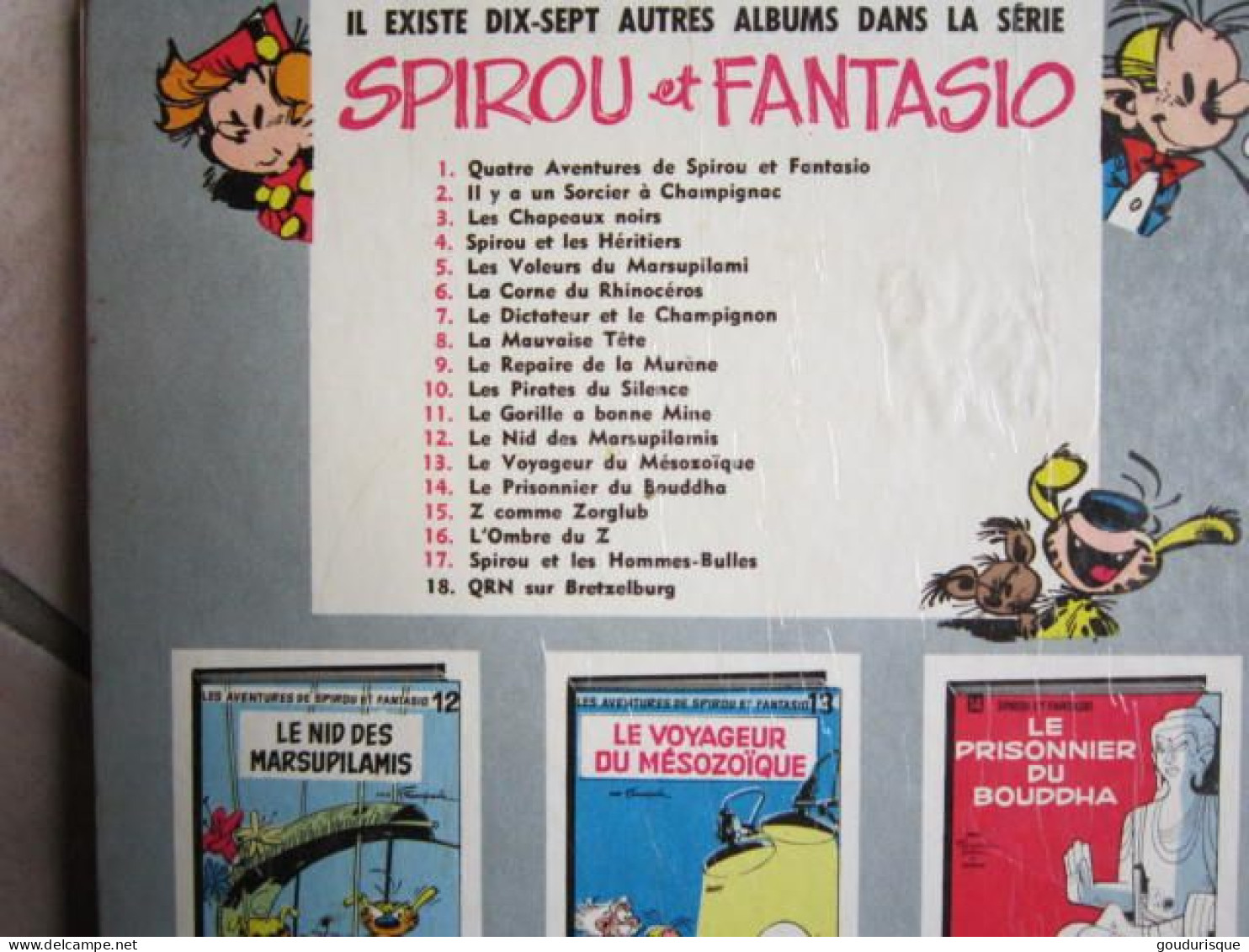 EO SPIROU T18 QRN SUR BRETZELBURG   FRANQUIN - Spirou Et Fantasio